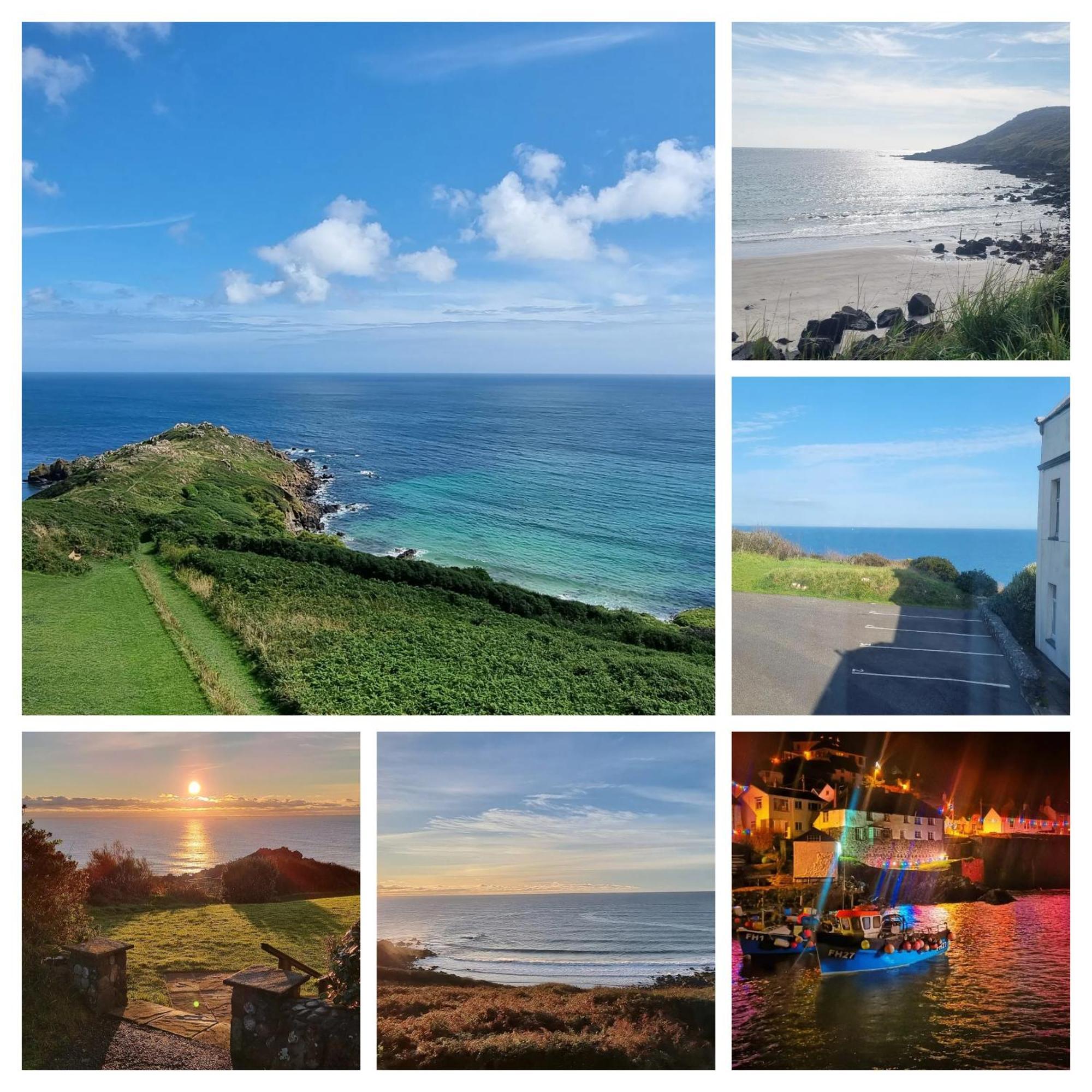 Journeys End With Stunning Sea Views From The Headland Villa Coverack Buitenkant foto